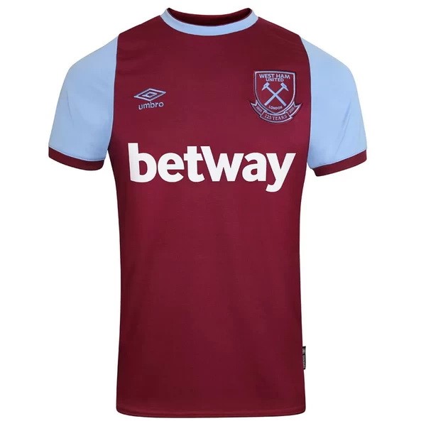 Tailandia Camiseta West Ham United 1ª Kit 2020 2021 Rojo